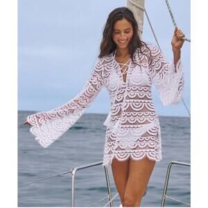 PilyQ Noah Tunic Swim Cover-Up Size XS/S $160